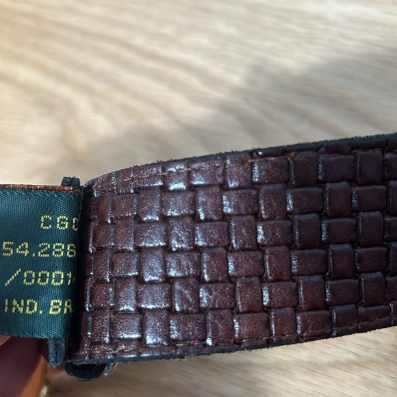 Matex Vintage Leather Women Gold Hardware Belt Concinto 1950 - Picture 9 of 16